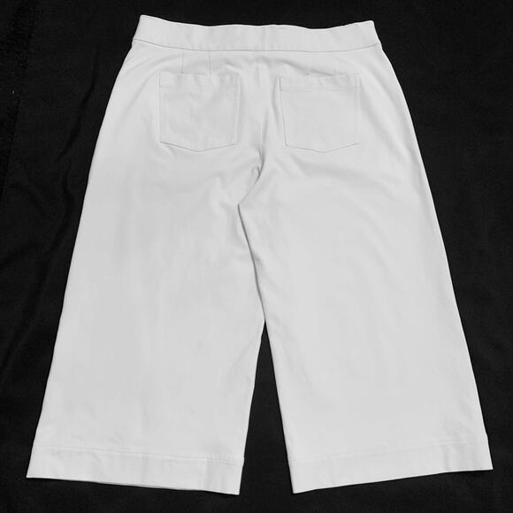 SPANX Womens Pants 2XL On-the-Go Cropped Wide Leg White Pull-On Shaping Pants - Picture 11 of 12